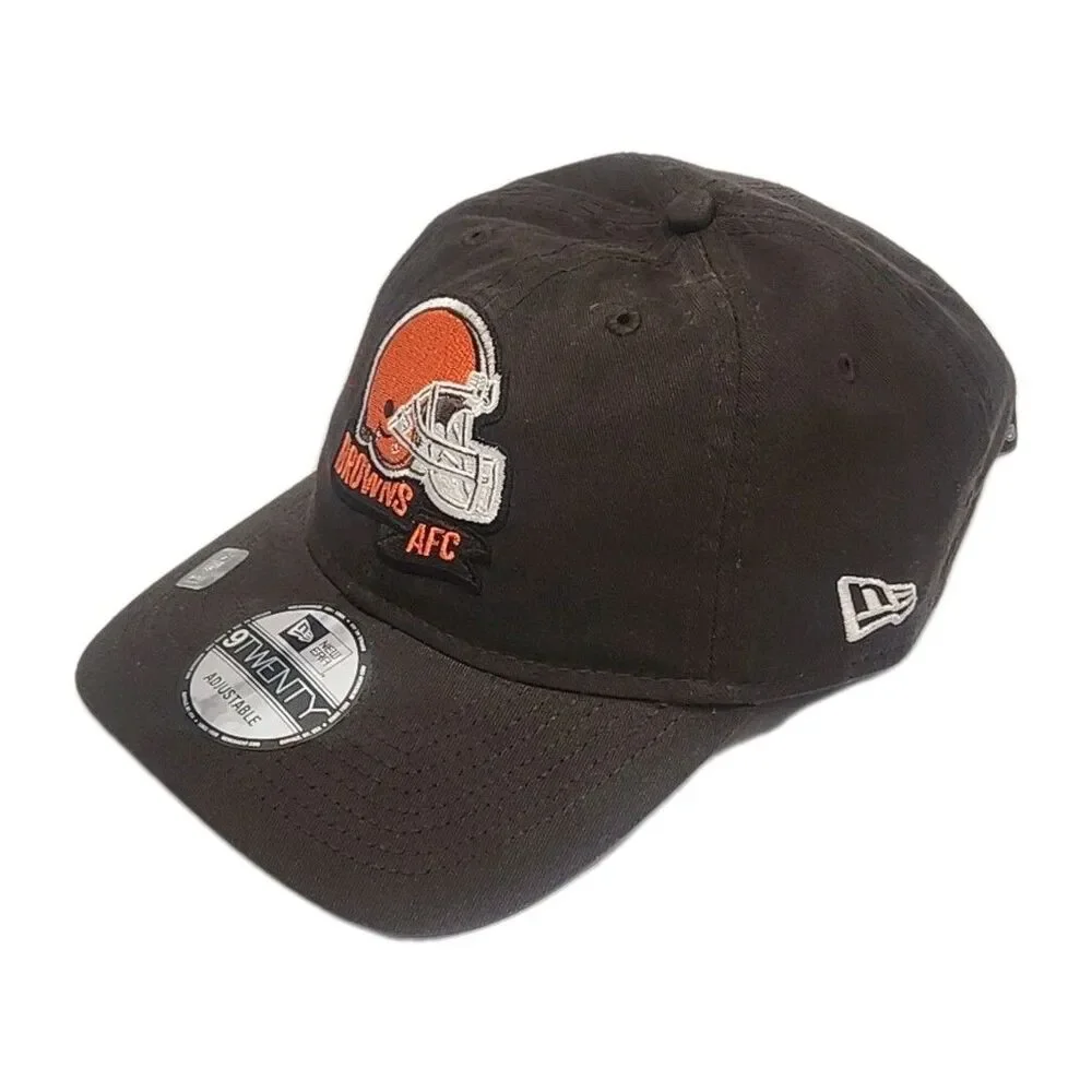 Cleveland Browns Hat Cap NFL Football AFC Adjustable New Era 9Twenty Brown NEW
